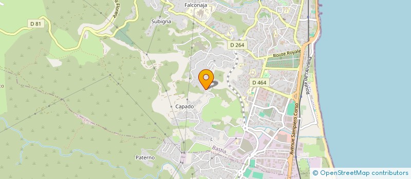 localisation de l'entreprise PML RENOVATION à BASTIA