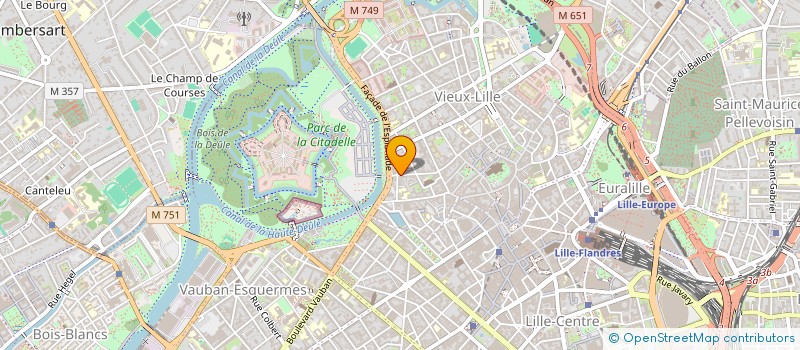 localisation de l'entreprise PMLF PARTNERS à LILLE