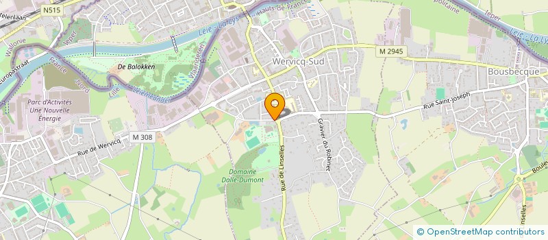 localisation de l'entreprise PMM  WERVICQ-SUD