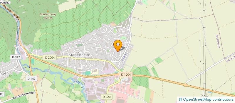 localisation de l'entreprise PMM IMMO  MARLENHEIM