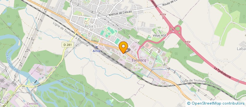 localisation de l'entreprise PMMA  ARTIX