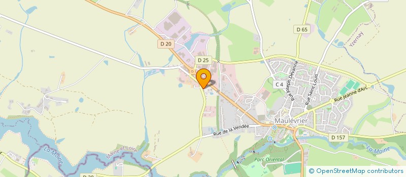 localisation de l'entreprise PMP à MAULEVRIER
