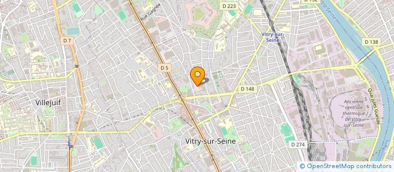 localisation de l'entreprise PMP à VITRY-SUR-SEINE