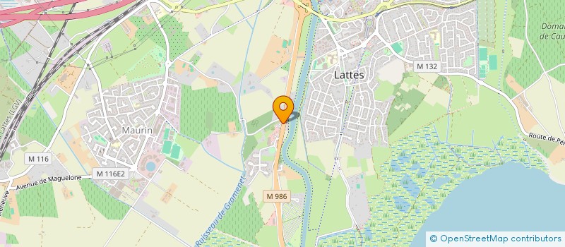 localisation de l'entreprise PMP à LATTES