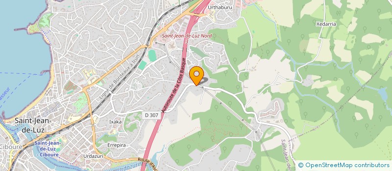 localisation de l'entreprise PMP  SAINT-JEAN-DE-LUZ