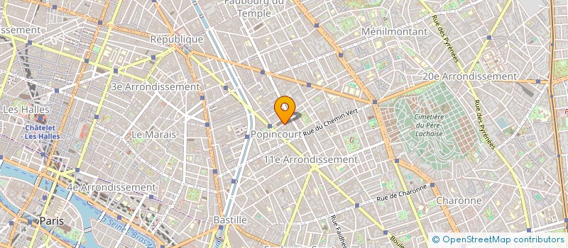 localisation de l'entreprise PMP  PARIS