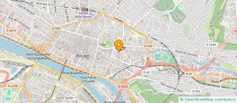 localisation de l'entreprise PMP à ROUEN