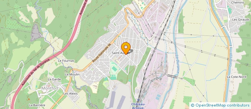 localisation de l'entreprise PMP  CHATEAU-ARNOUX-SAINT-AUBAN