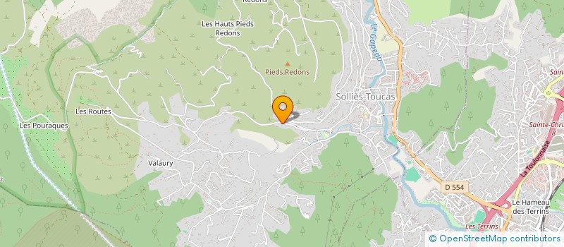 localisation de l'entreprise PMP à SOLLIES-TOUCAS