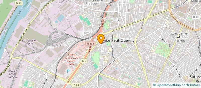 localisation de l'entreprise PMP  LE PETIT-QUEVILLY