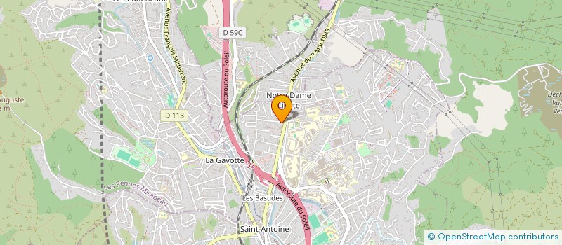 localisation de l'entreprise PMP à MARSEILLE
