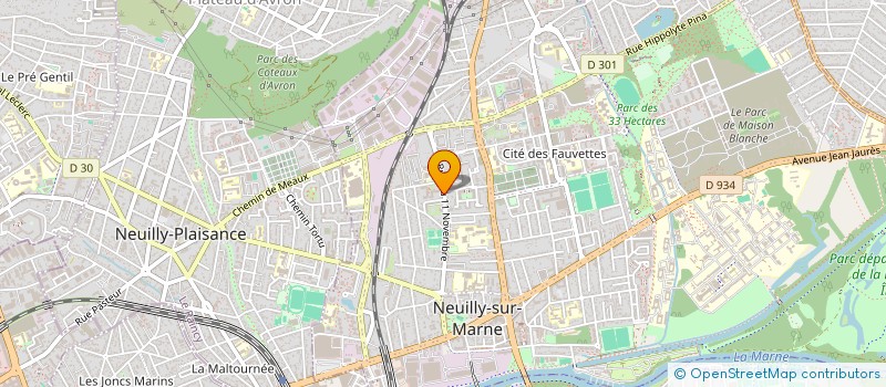 localisation de l'entreprise PMP BATIMENT  NEUILLY SUR MARNE