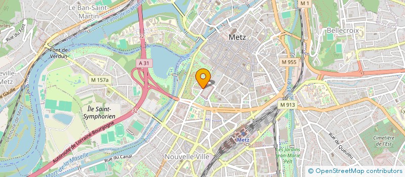 localisation de l'entreprise PMP CUSTOM à METZ