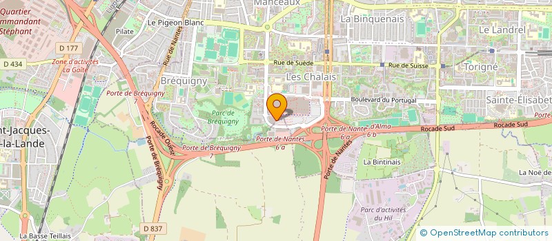 localisation de l'entreprise PMP EUROPE  RENNES