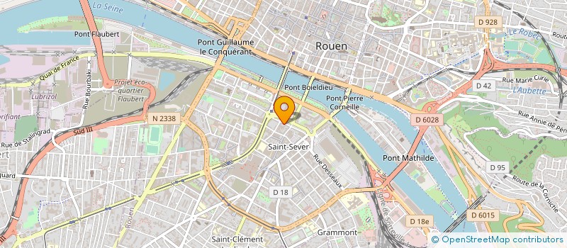 localisation de l'entreprise PMP INFORMATIQUE à ROUEN