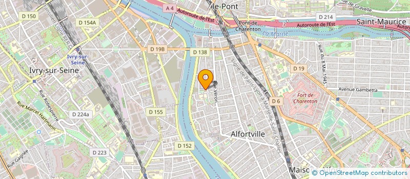 localisation de l'entreprise PMP PRESTIGE à ALFORTVILLE