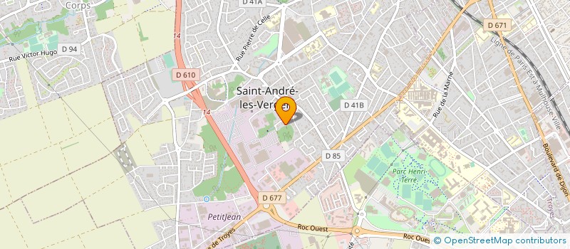 localisation de l'entreprise PMP PRO-BAT à SAINT-ANDRE-LES-VERGERS