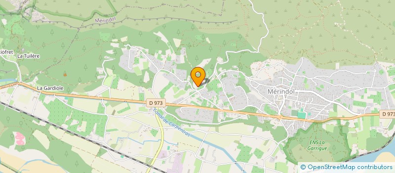 localisation de l'entreprise PMP3A  MERINDOL