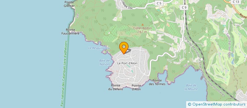 localisation de l'entreprise PMPB à SAINT-CYR-SUR-MER