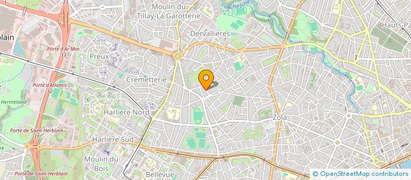 localisation de l'entreprise PMPBS à NANTES