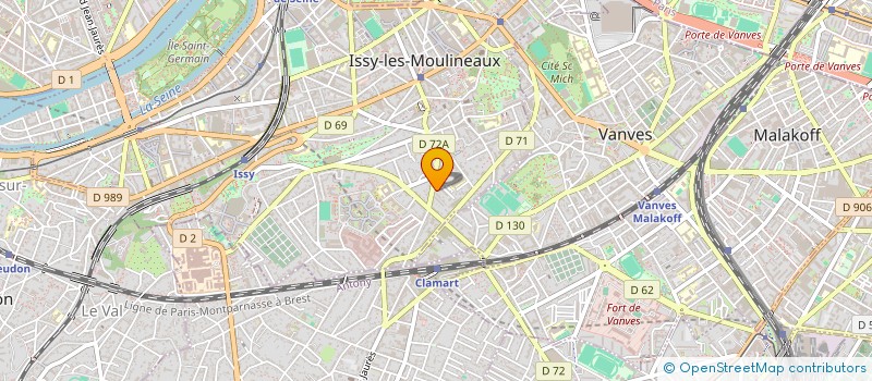 localisation de l'entreprise PMPC à ISSY-LES-MOULINEAUX
