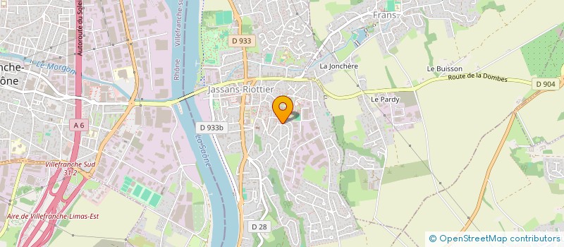 localisation de l'entreprise PMPC  JASSANS-RIOTTIER