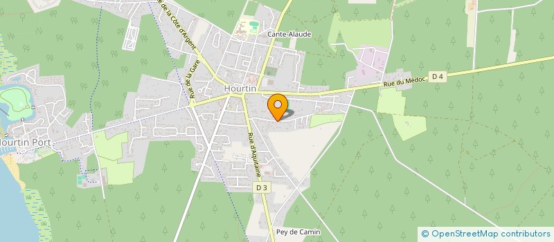 localisation de l'entreprise PMPG FROID à HOURTIN