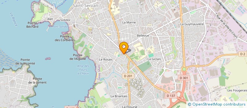 localisation de l'entreprise PMQ  SAINT-MALO