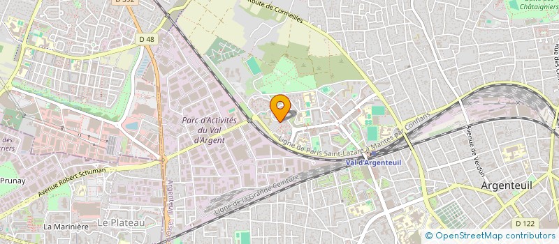 localisation de l'entreprise PMR  ARGENTEUIL