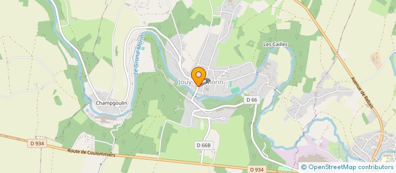 localisation de l'entreprise PMR  JOUY-SUR-MORIN