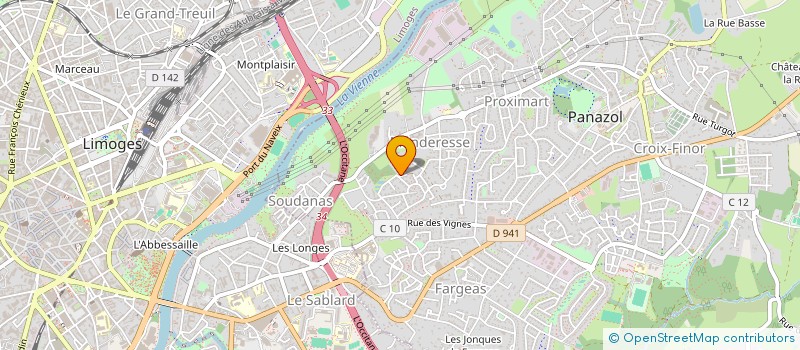 localisation de l'entreprise PMR à PANAZOL