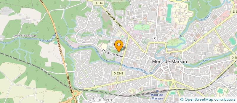 localisation de l'entreprise PMR  MONT-DE-MARSAN