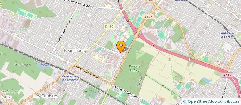 localisation de l'entreprise PMR  TAVERNY