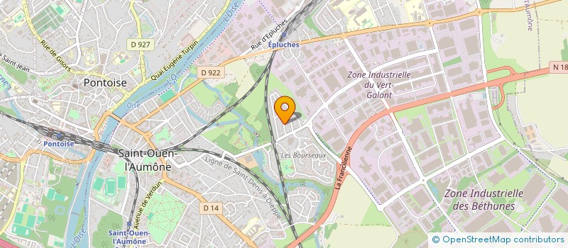 localisation de l'entreprise PMR INDUSTRIE  SAINT-OUEN-L'AUMONE