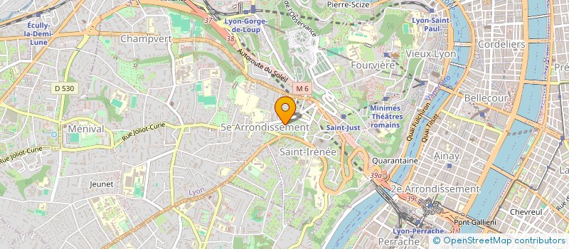 localisation de l'entreprise PMR TRANSPORT DU RHONE  LYON