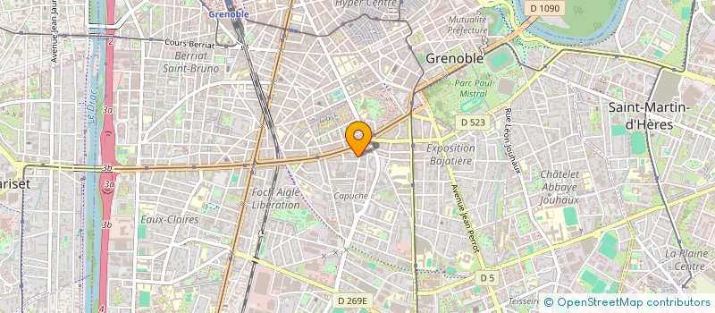 localisation de l'entreprise PMS 38 à GRENOBLE