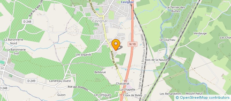localisation de l'entreprise PMS à CAVIGNAC