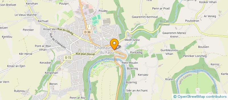 localisation de l'entreprise PMS à CHATEAUNEUF-DU-FAOU