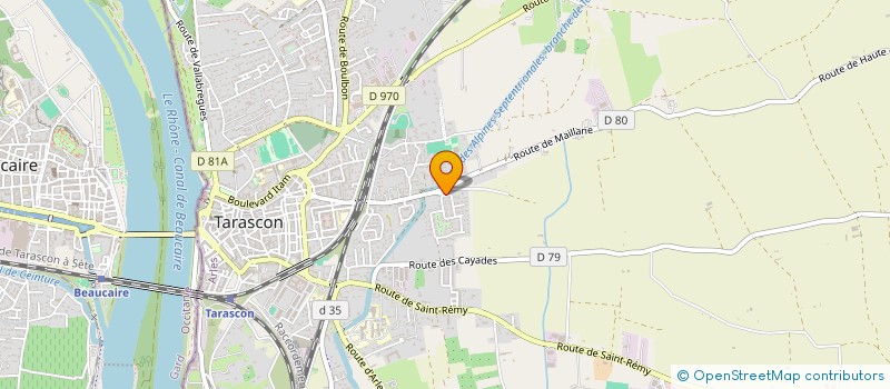 localisation de l'entreprise PMS à TARASCON