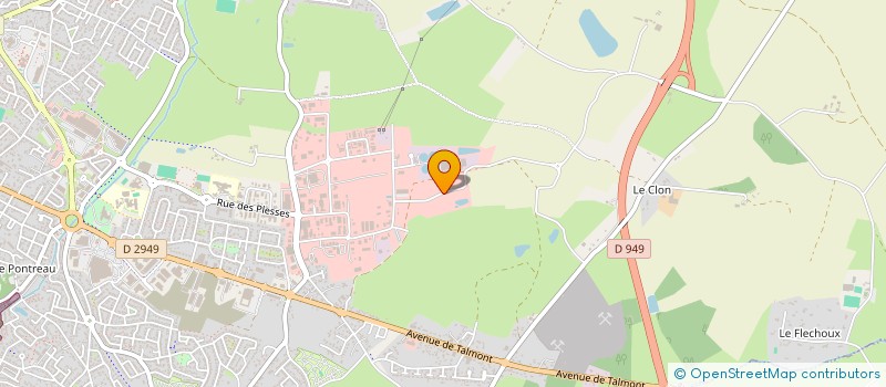 localisation de l'entreprise PMS  TALMONT-SAINT-HILAIRE