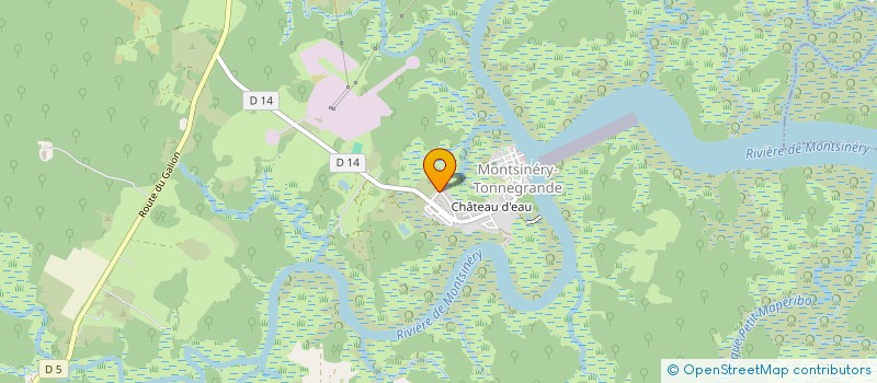 localisation de l'entreprise PMS à MONTSINERY-TONNEGRANDE