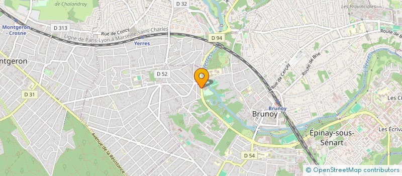 localisation de l'entreprise PMS BATIMENT à BRUNOY
