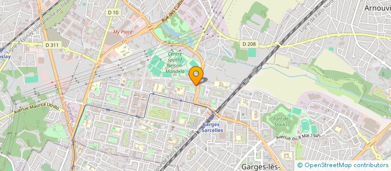 localisation de l'entreprise PMS CONSTRUCTION à SARCELLES