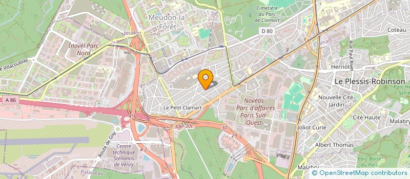 localisation de l'entreprise PMS CONSULTING à CLAMART