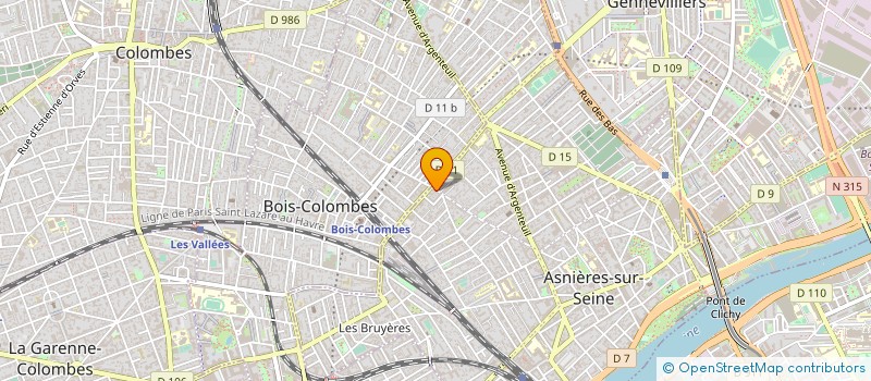 localisation de l'entreprise PMS DALLAGE à ASNIERES-SUR-SEINE