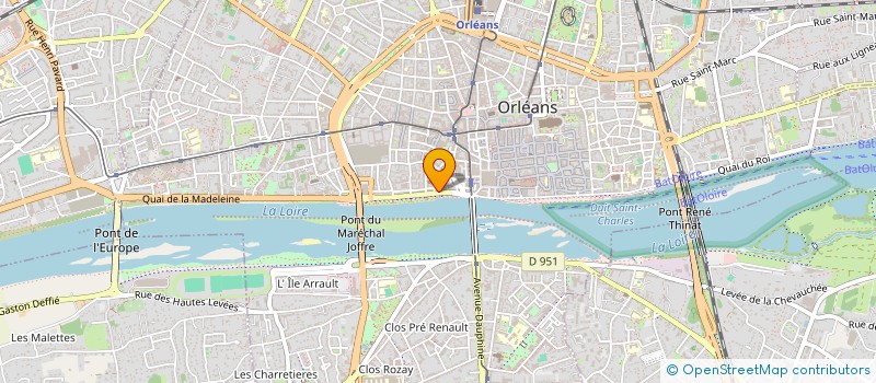 localisation de l'entreprise PMS GUILBERT à ORLEANS