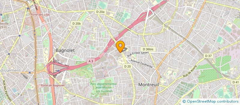 localisation de l'entreprise PMS IMPRESSIONS à MONTREUIL