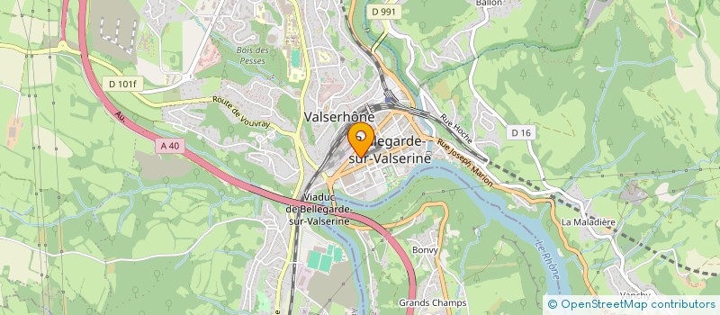 localisation de l'entreprise PMS ORGANISATION à VALSERHONE