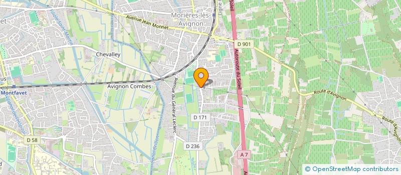 localisation de l'entreprise PMS PERDIGUIER MAURY SERVICES  MORIERES-LES-AVIGNON