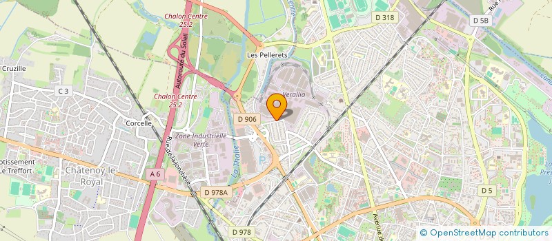 localisation de l'entreprise PMS - POINT MULTI SERVICES  CHALON-SUR-SAONE